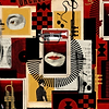 Composer Machine Tapete-Mind the Gap-Red-Rolle-Selected Wallpapers-Interiors