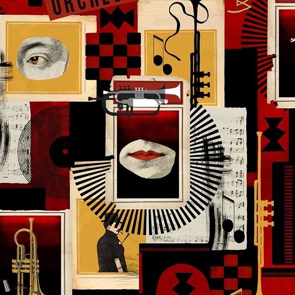 Composer Machine Tapete-Mind the Gap-Red-Rolle-Selected Wallpapers-Interiors