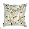 Composition kussen-Casamance-Olive-45 x 45 cm-Selected Wallpapers-Interiors