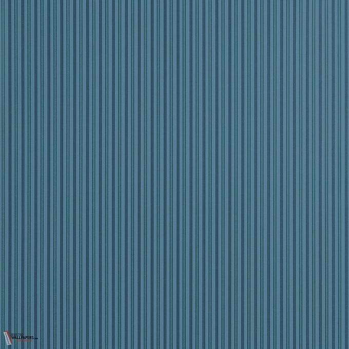 Conner Stripe wallpaper-Thibaut-Peacock Blue-Roll-Selected-Wallpapers-Interiors