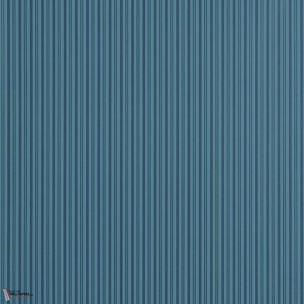 Conner Stripe wallpaper-Thibaut-Peacock Blue-Roll-Selected-Wallpapers-Interiors