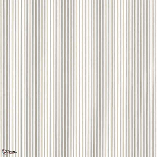 Conner Stripe wallpaper-Thibaut-Beige and Grey-Roll-Selected-Wallpapers-Interiors