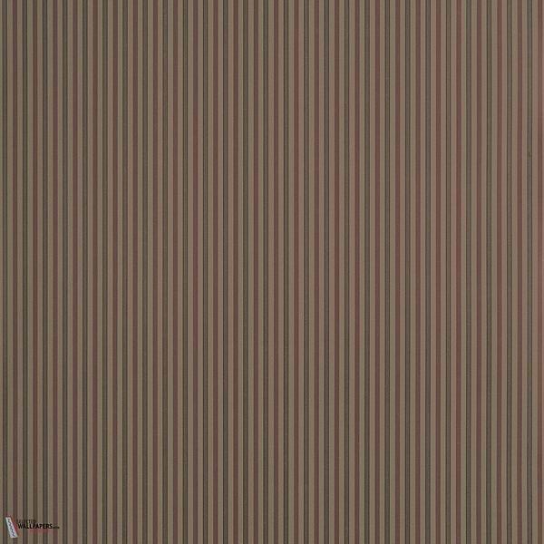 Conner Stripe wallpaper-Thibaut-Brown-Roll-Selected-Wallpapers-Interiors