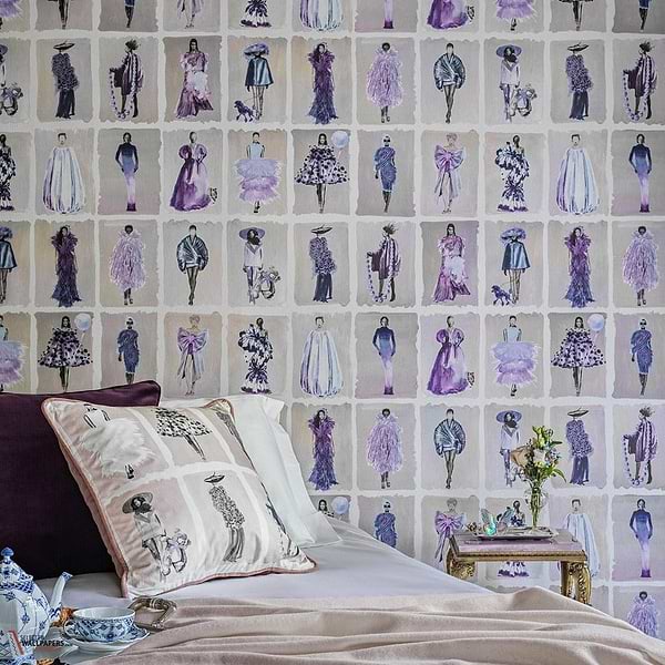 Couture Carousel behang-Cole & Son-Selected Wallpapers-Interiors
