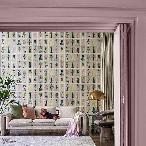Couture Carousel behang-Cole & Son-Selected Wallpapers-Interiors