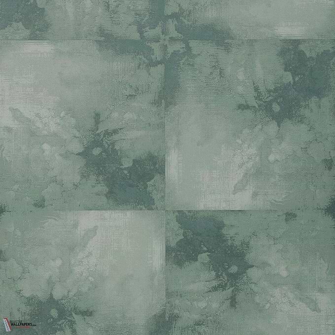Crystalline Tapete-1838 wallcoverings-Emerald-Rolle-Selected Wallpapers-Interiors