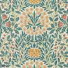 Daisy & Oak Tapete-Morris & Co-Madder/Teal-Rolle-Selected Wallpapers-Interiors