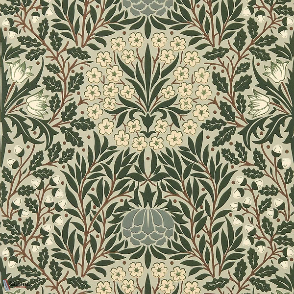 Daisy & Oak Tapete-Morris & Co-Sage/Forest-Rolle-Selected Wallpapers-Interiors