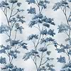 Dalton wallpaper-Anna French-Blue and white on pearl-Roll-Selected Wallpapers-Interiors