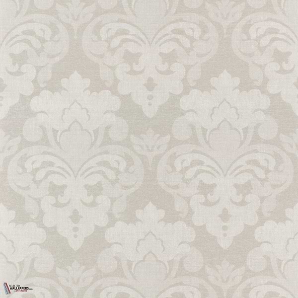 Darcy Damask wallpaper-Anna French-Flax-Roll-Selected Wallpapers-Interiors