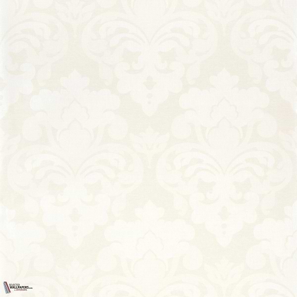 Darcy Damask wallpaper-Anna French-Pearl on off white-Roll-Selected Wallpapers-Interiors