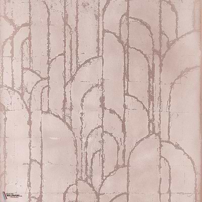 Deco Moon wallpaper-Thibaut-Rose gold-Roll-Selected Wallpapers-Interiors