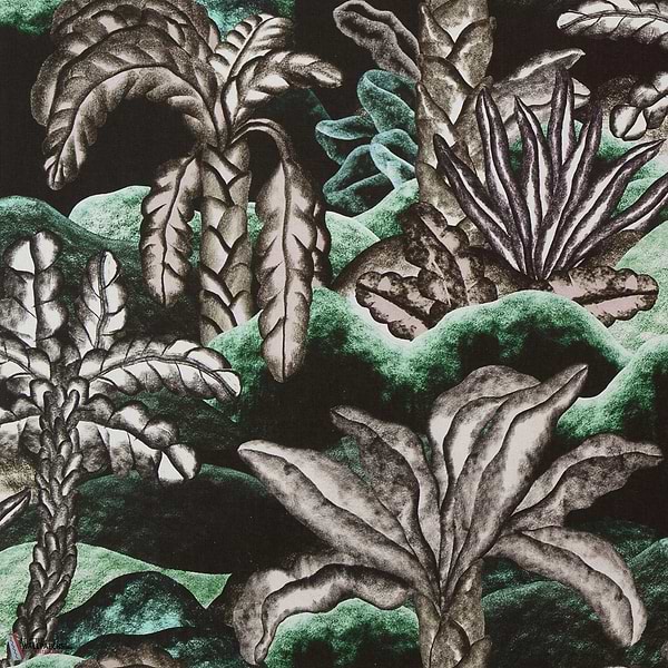 Balata Garden wallpaper-Arte-Chunky Mint-Meter (M1)-Selected Wallpapers-Interiors