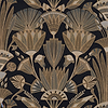 Denderah-wallpaper-Casamance-Noir/Mordoré-Roll-76130610-Selected Wallpapers