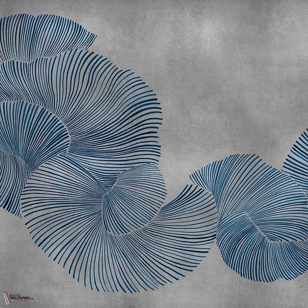 Diving Moment wallpaper-Coordonne-Silver-Metallics-M2-Selected Wallpapers-Interiors