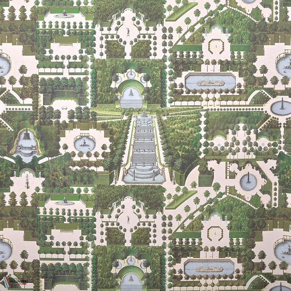 Domaine Royal wallpaper-Pierre Frey-Original-Meter (M1)-Selected Wallpapers-Interiors