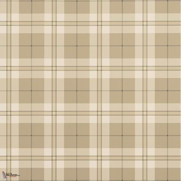 Douglas Plaid Tapete-Thibaut-Camel-Rolle-Selected-Wallpapers-Interiors