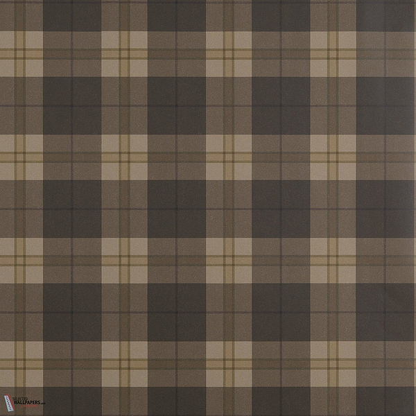 Douglas Plaid Tapete-Thibaut-Brown-Rolle-Selected-Wallpapers-Interiors