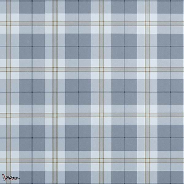 Douglas Plaid Tapete-Thibaut-Light Blue-Rolle-Selected-Wallpapers-Interiors