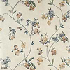 Edo Bloom wallpaper-Anna French-Apricot and slate on pearl-Roll-Selected Wallpapers-Interiors