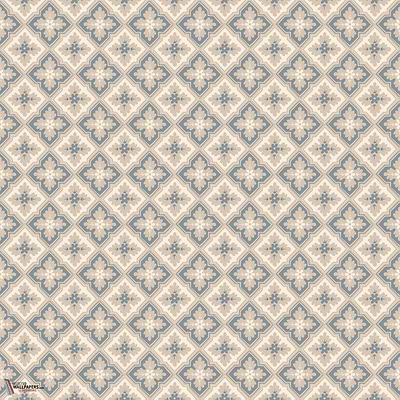 Edvin behang-Sandberg-Indigo Blue-Rol-Selected Wallpapers-Interiors