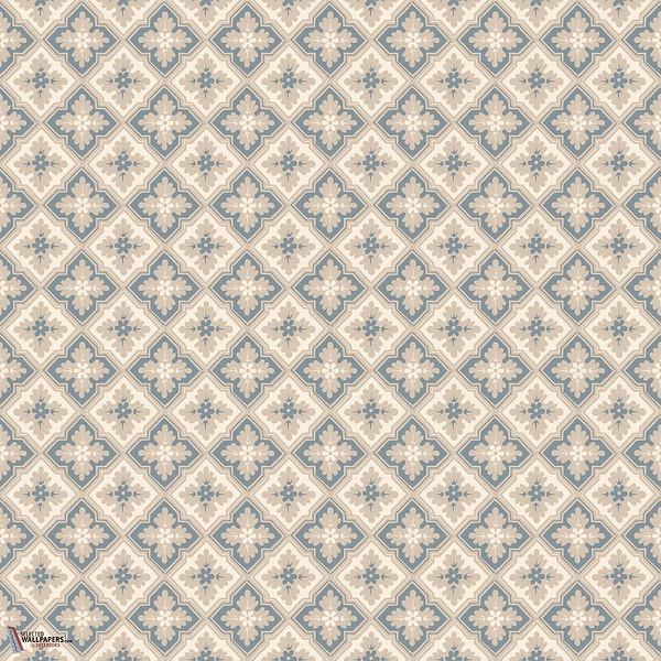 Edvin behang-Sandberg-Indigo Blue-Rol-Selected Wallpapers-Interiors