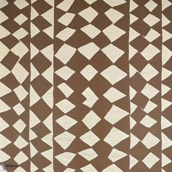 Efutu-Pierre Frey-wallpaper-Cacao-Meter (M1)-Selected Wallpapers