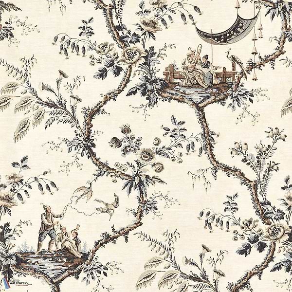 Emperor's Musician-Tapete-Zoffany-Charcoal-Meter (M1)-313049-Selected Wallpapers