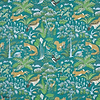 En Foret wallpaper-Pierre Frey-Turquoise-Meter (M1)-Selected-Wallpapers-Interiors