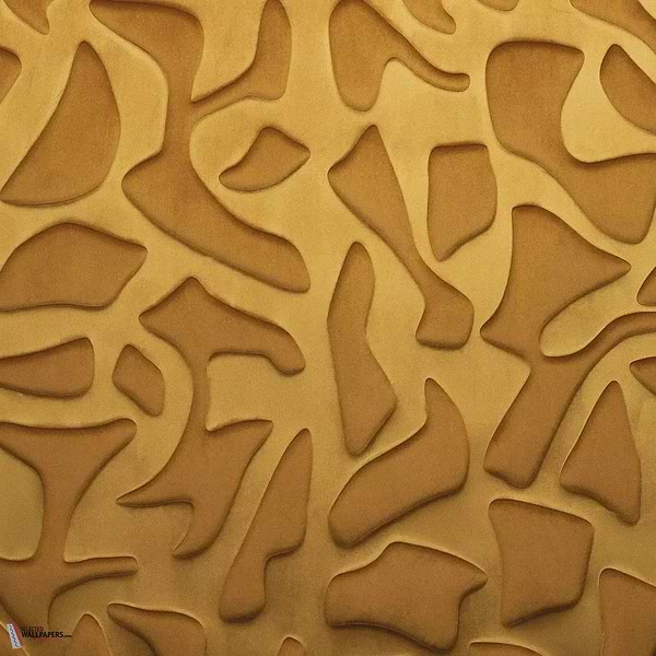 Erosion wallpaper-Casamance-Ambre-Meter (M1)-Selected Wallpapers-Interiors
