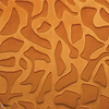 Erosion wallpaper-Casamance-Terre de Sienne-Meter (M1)-Selected Wallpapers-Interiors