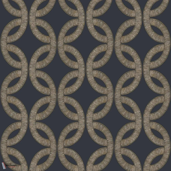 Etienne wallpaper-Casamance-Encre/Dore-Roll-Selected Wallpapers-Interiors