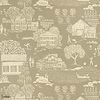 Farmingdale wallpaper-Anna French-Beige-Roll-Selected Wallpapers-Interiors