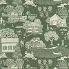 Farmingdale wallpaper-Anna French-Green-Roll-Selected Wallpapers-Interiors
