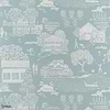 Farmingdale wallpaper-Anna French-Spa blue-Roll-Selected Wallpapers-Interiors