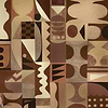 Fauvism wallpaper-Coordonne-Gold-Metallics-M2-Selected Wallpapers-Interiors