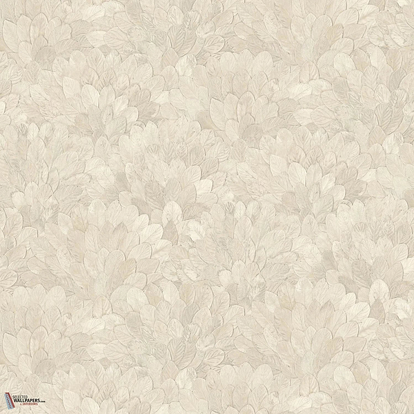 Feijoa wallpaper-Casamance-Ivoire-Roll-Selected-Wallpapers-Interiors