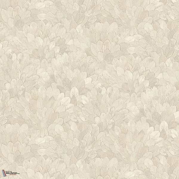 Feijoa wallpaper-Casamance-Ivoire-Roll-Selected-Wallpapers-Interiors