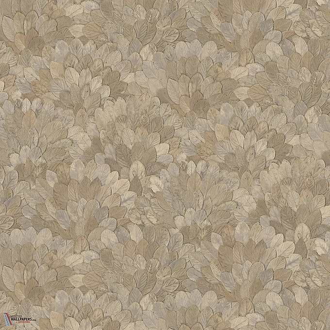 Feijoa wallpaper-Casamance-Travertin-Roll-Selected-Wallpapers-Interiors
