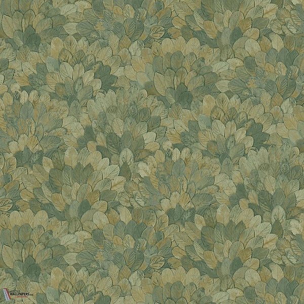 Feijoa wallpaper-Casamance-Cypres-Roll-Selected-Wallpapers-Interiors