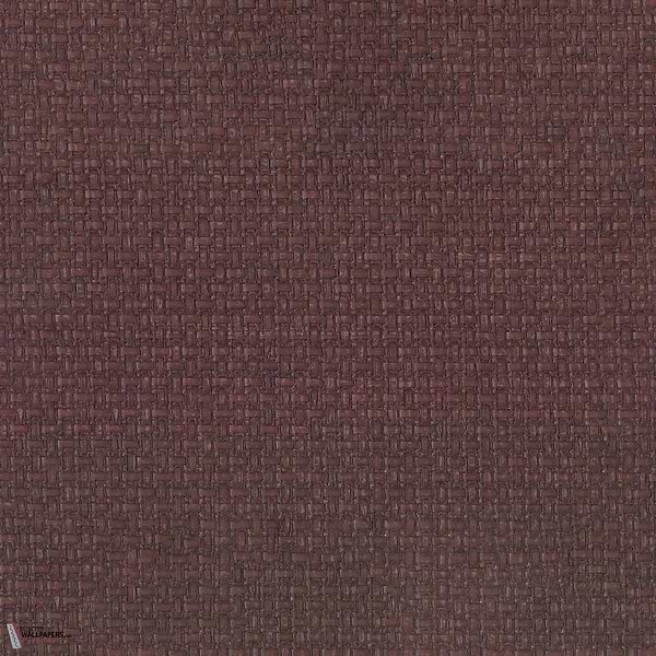 Fibrosa wallpaper-Casamance-Aubergine-Meter (M1)-Selected Wallpapers-Interiors