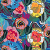 Fiori in Fiore-Mind the Gap-wallpaper-Multicolor-300 cm (standaard)-Selected-Wallpapers-Interiors