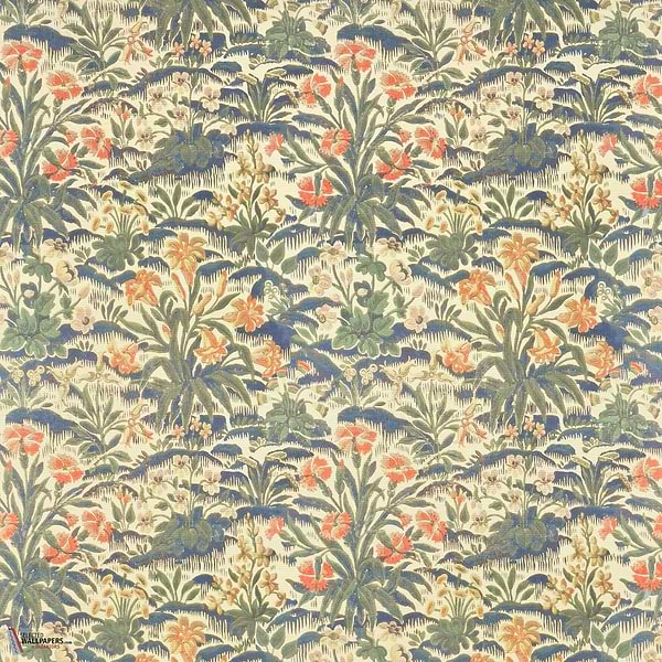 Fleurs de Guise wallpaper-Pierre Frey-Verdure-Meter (M1)-Selected Wallpapers-Interiors