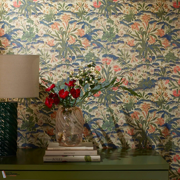 Fleurs de Guise wallpaper-Pierre Frey-Selected Wallpapers-Interiors