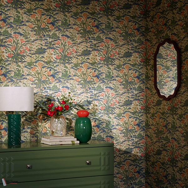 Fleurs de Guise wallpaper-Pierre Frey-Selected Wallpapers-Interiors
