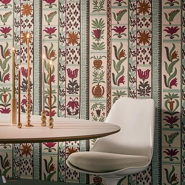 Fleurs de Lumiere Tapete-Pierre Frey-Selected Wallpapers-Interiors