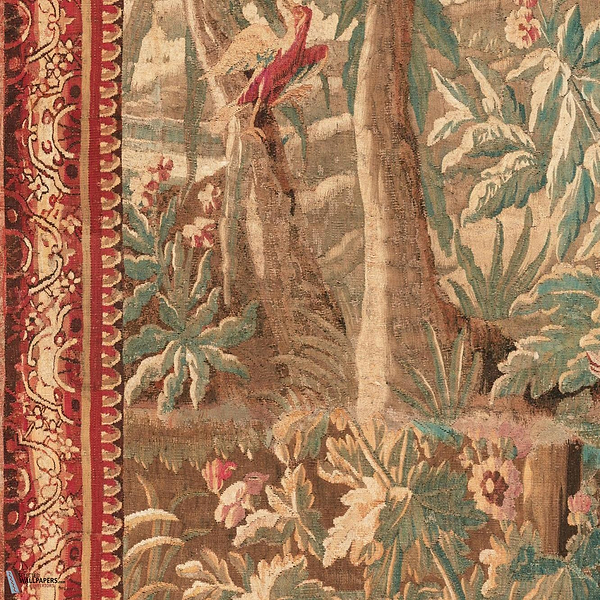 Floraison wallpaper-Arte-Red Foliage-Set-Selected Wallpapers-Interiors