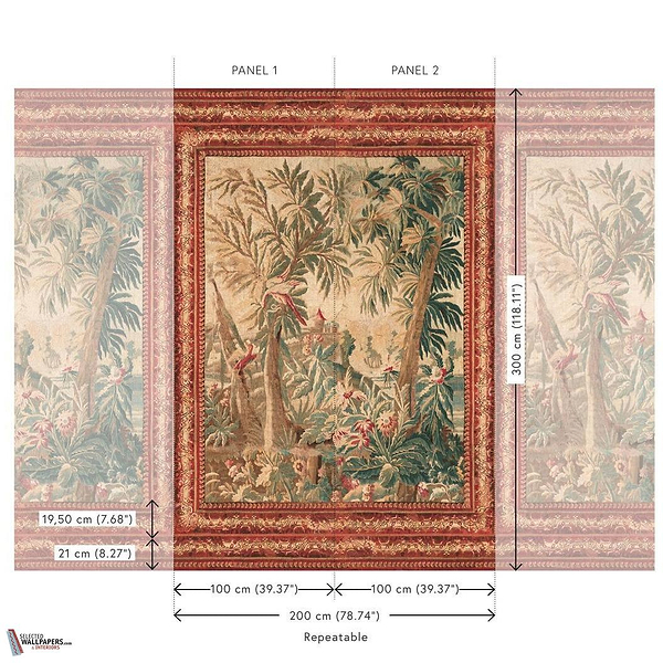 Floraison wallpaper-Arte-Selected Wallpapers-Interiors