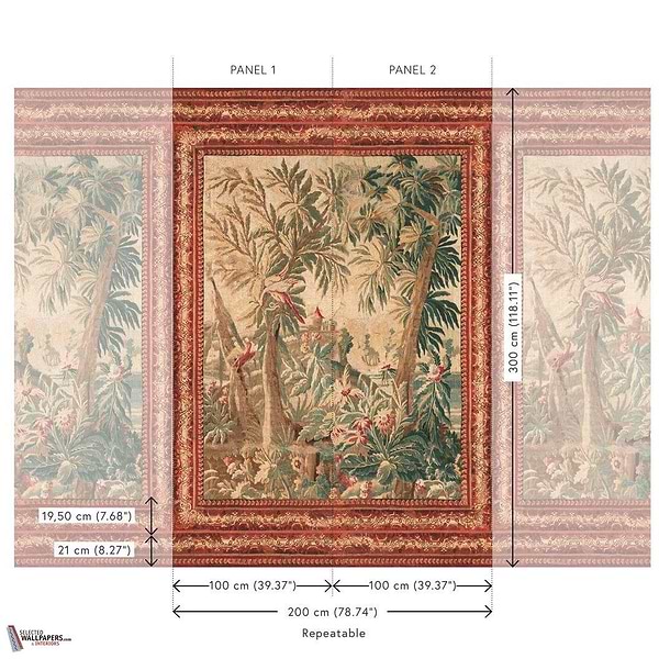 Floraison wallpaper-Arte-Selected Wallpapers-Interiors