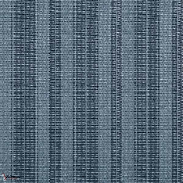 Frisco Stripe Tapete-Thibaut-Navy-Rolle-Selected-Wallpapers-Interiors